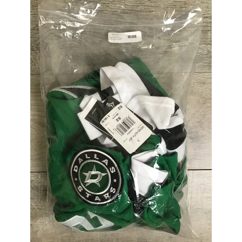 Adidas Victory Green Dallas Stars Robertson #21 Signed Authentic Jersey Size 52